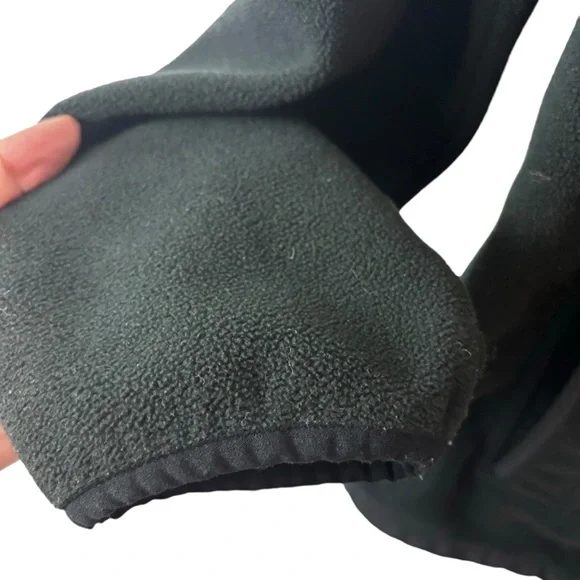 Aeropostale Y2K Men’s Fleece Jacket Zip Up Black Classic Size XL - Picture 5 of 9